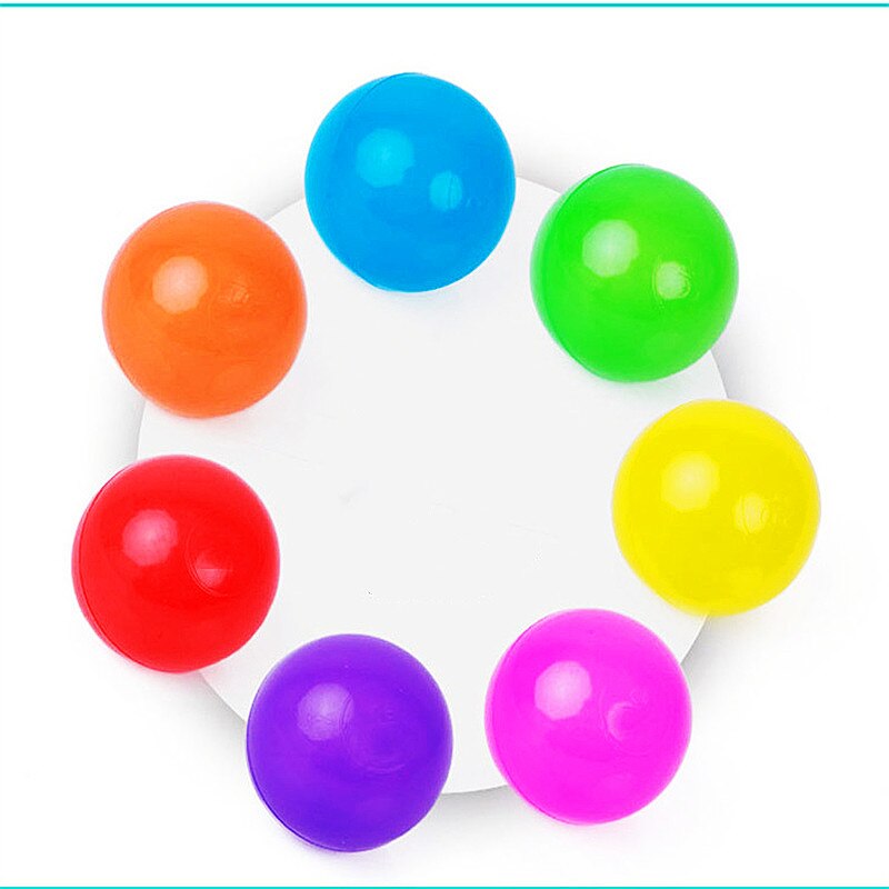 10PCS Baby Toys Ocean Ball 5.5cm Plastic Pit Balls Pool For Play Pool Ocean Water Ball Colorful Soft Outdoor Toys Random Color